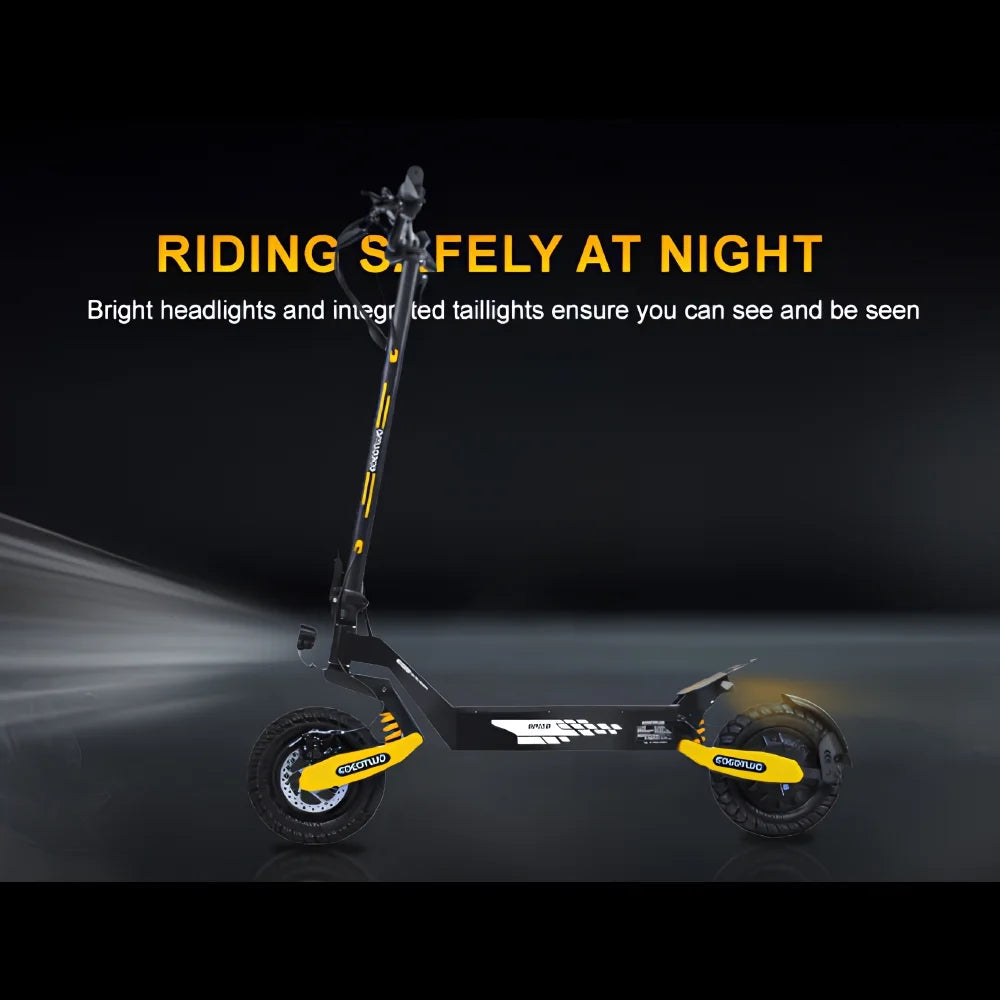 Off Road Electric Scooter For Adults, 1200W, 11 in Tires, 330 lb Load - GT06