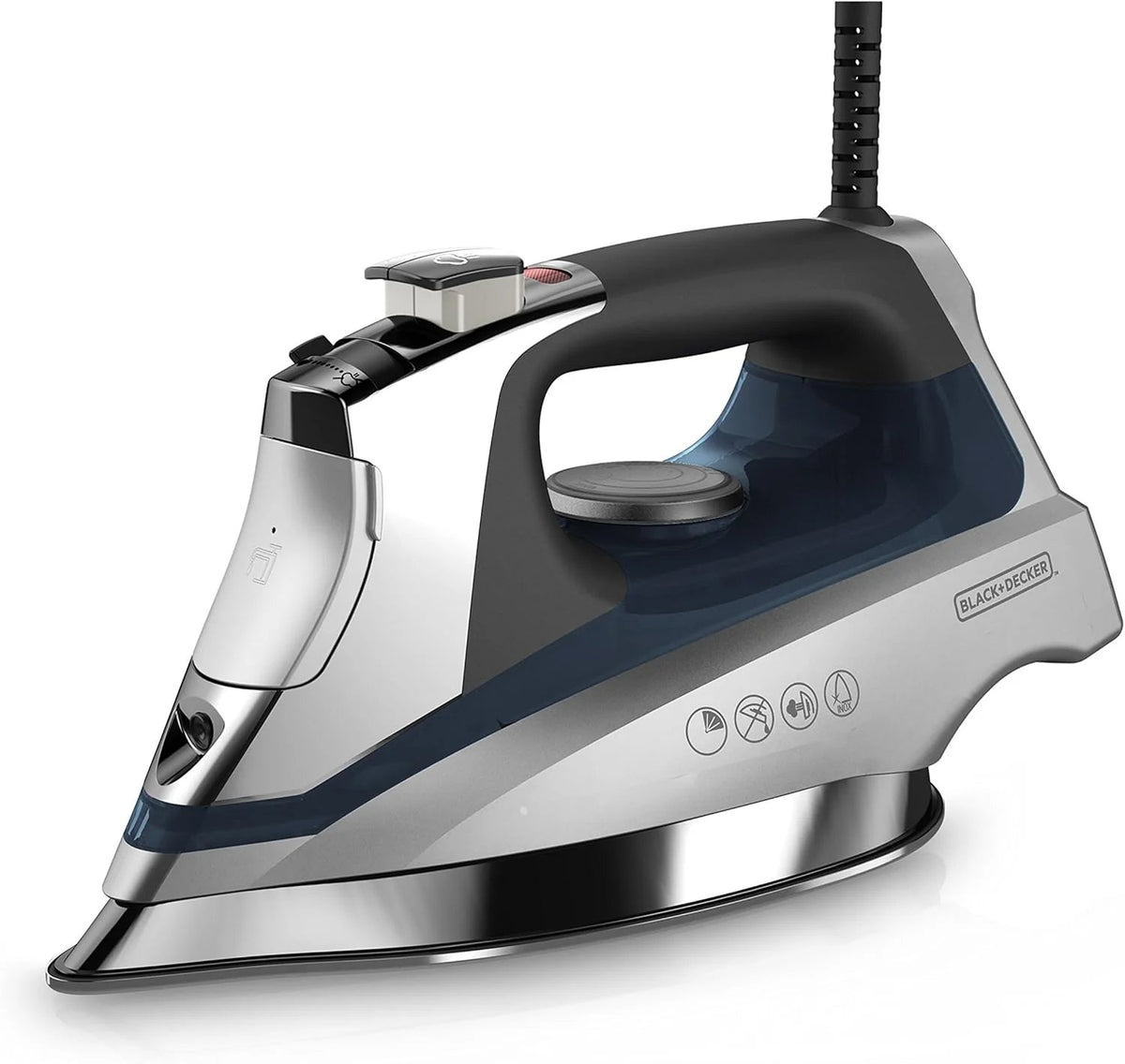 Steam Iron For Clothes - Powerful High Steam Output