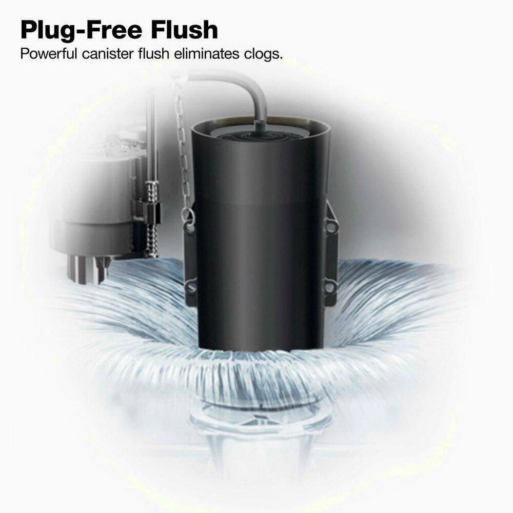 Extra Tall Highline Arc Complete Solution 2-piece 1.28 GPF Single Flush Elongated Toilet in White (Seat Included) 78305-0