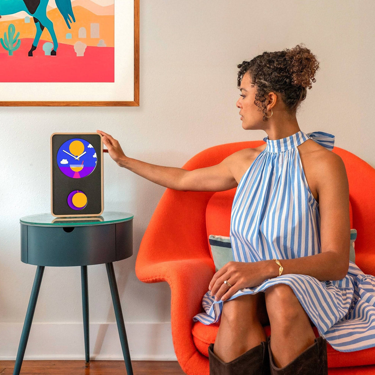 Klydoclock Digital Animation Desk Clock
