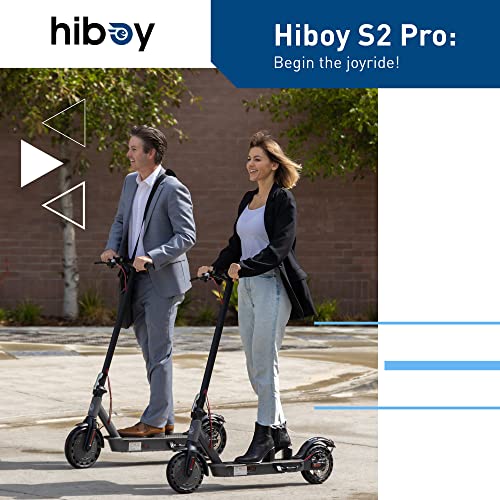 Hiboy Folding Electric Scooter, 500W Motor, 10in Solid Tires - S2 Pro