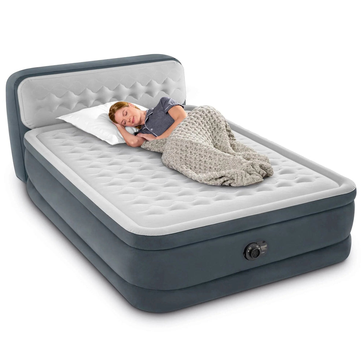 Intex Dura-Beam Deluxe 18 Inch Queen Sized Air Mattress