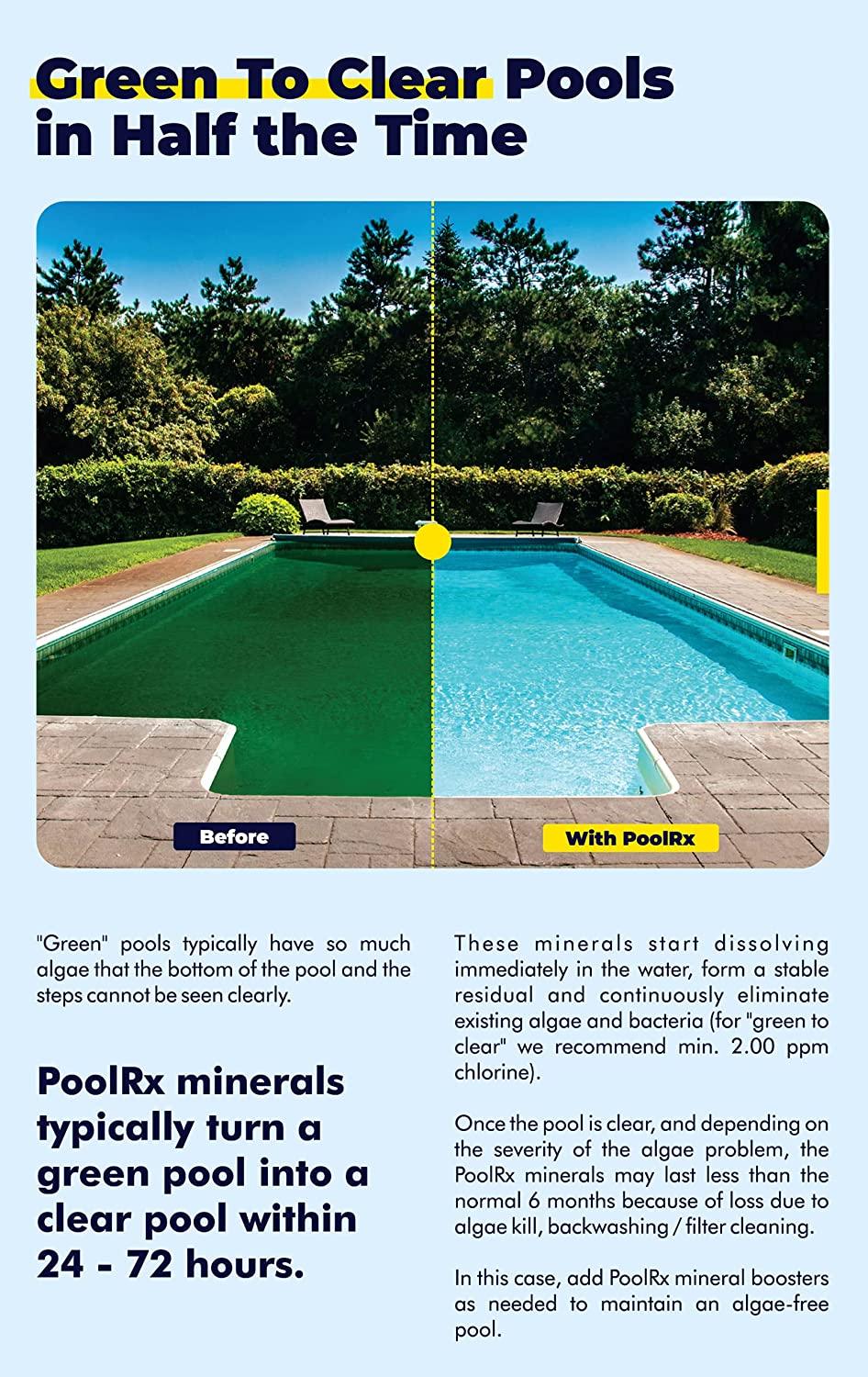 Black Swimming Pool Algaecides, 4 Pack, 20,000-30,000 Gallon - 101067