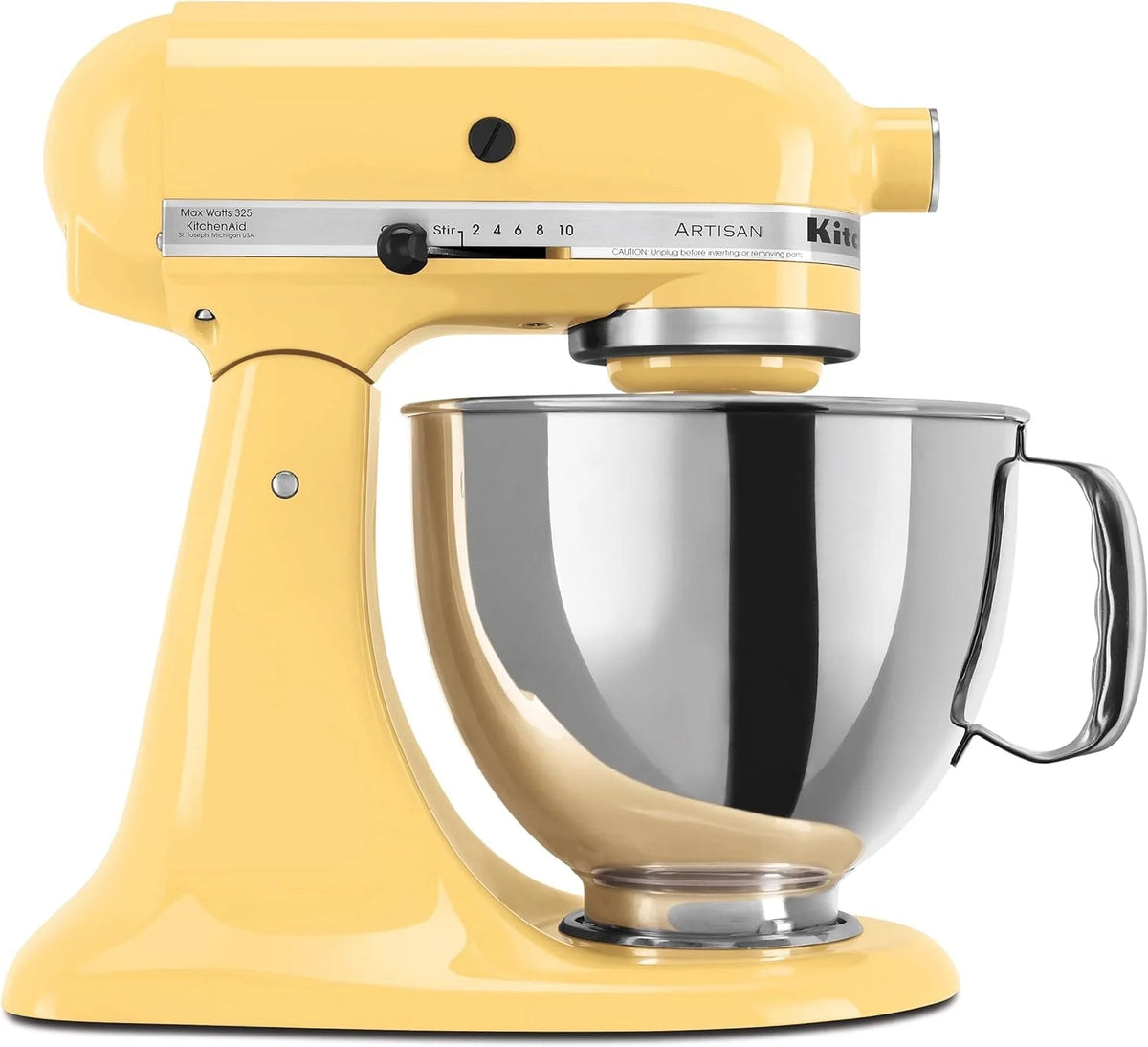 5-Quart Tilt-Head Stand Mixer With Stainless Steel Bowl, 10 Speeds