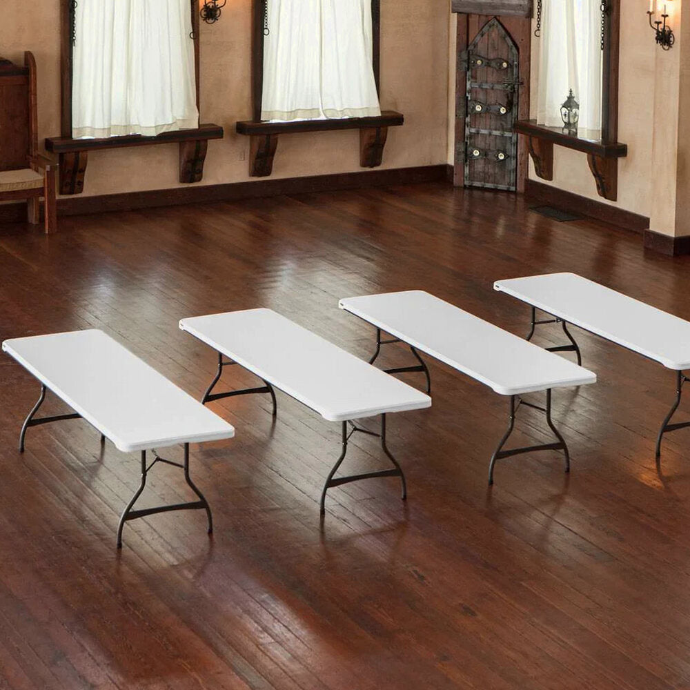 Lifetime 4-Pack Commercial Stacking 8 ft Folding Table