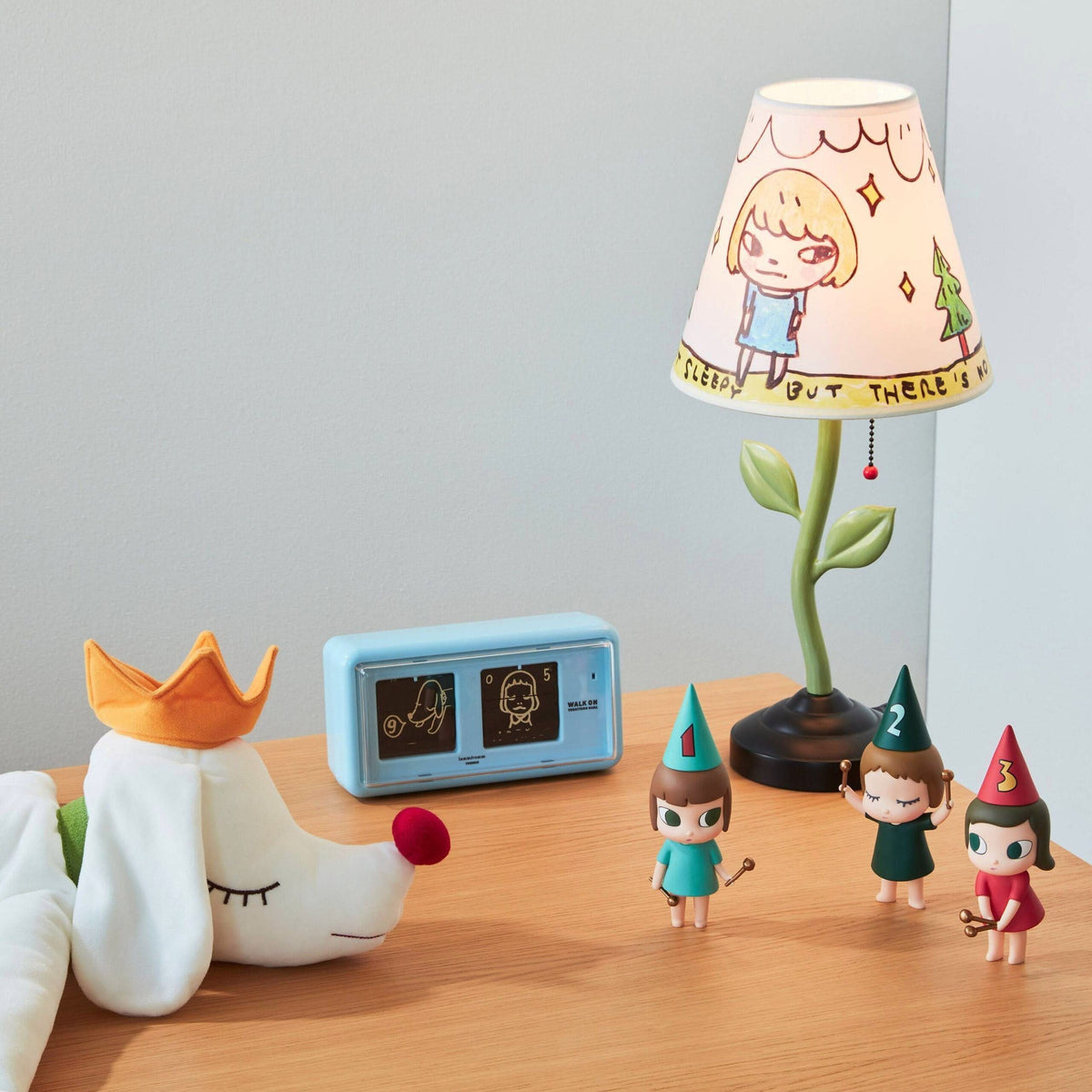 Yoshitomo Nara Walk On Flip Clock - Blue
