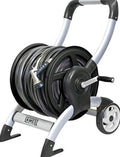 The Ames Company P-Aluminum Hose Reel Cart- Silver 200 Ft