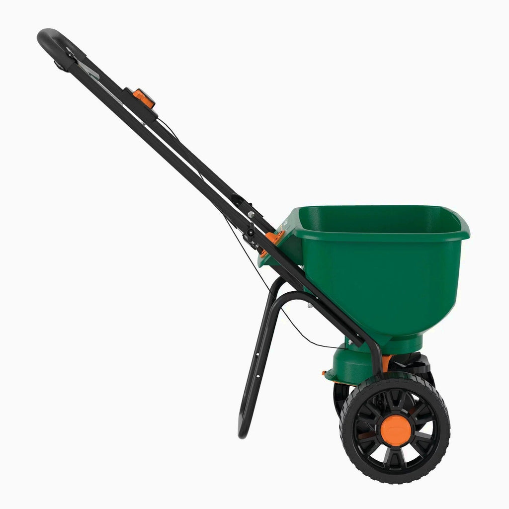 Turf Builder EdgeGuard DLX Broadcast Spreader 15,000 sq. ft.