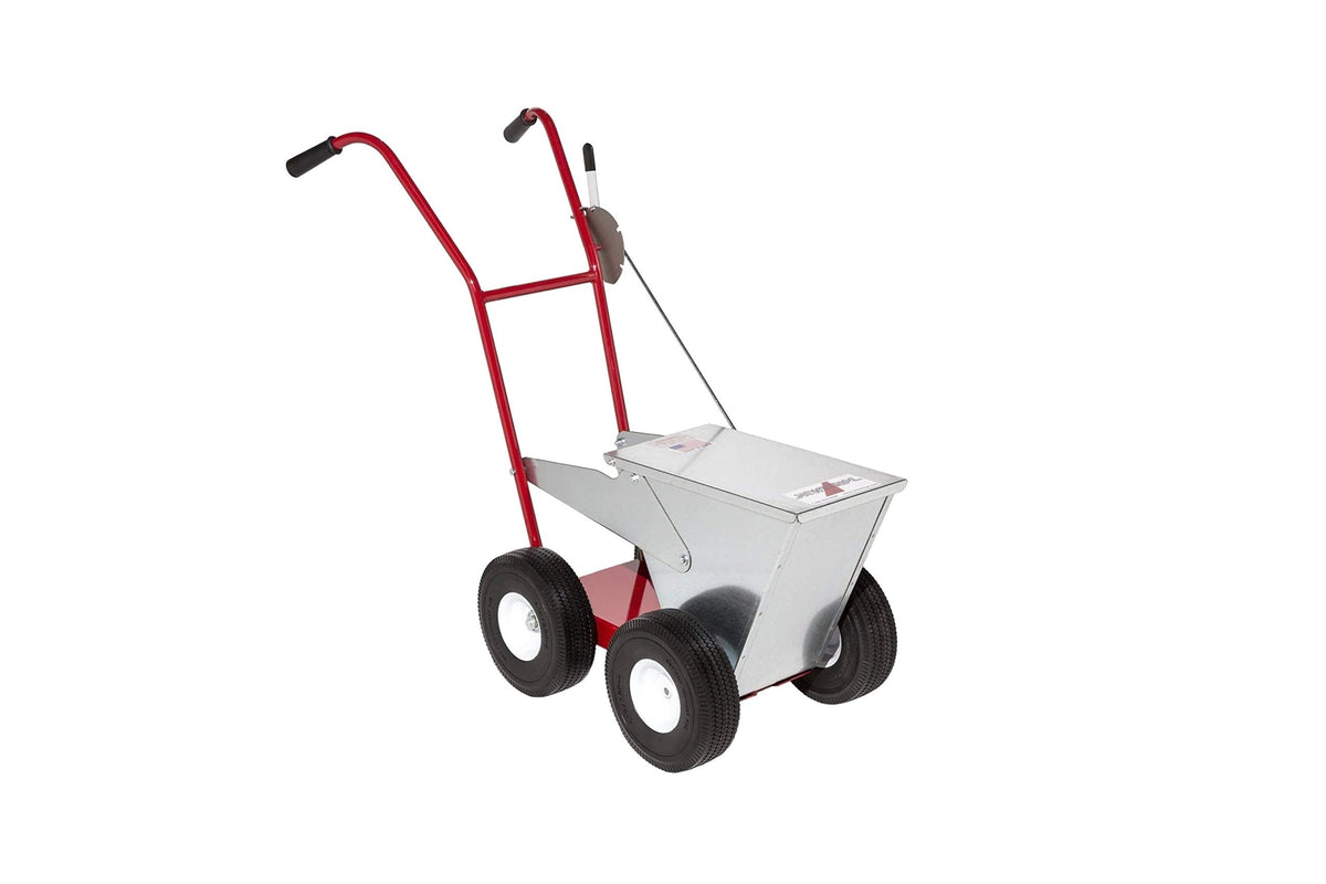 Newstripe NewLiner HD 50 lb Heavy Duty Dry Line Marker (Part #10001744) | Precision 2" or 4" Lines | Galvanized Steel | 10" Pneumatic Tires | For Baseball, Tracks &amp; Events | Made in USA