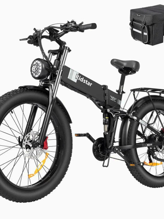 Eletric Bike for Adults 750W Motor 48V 20Ah Removable Battery 26?? Fat Tire Folding E-Bike Shimano 21-Speed MTB Cycling UL2849