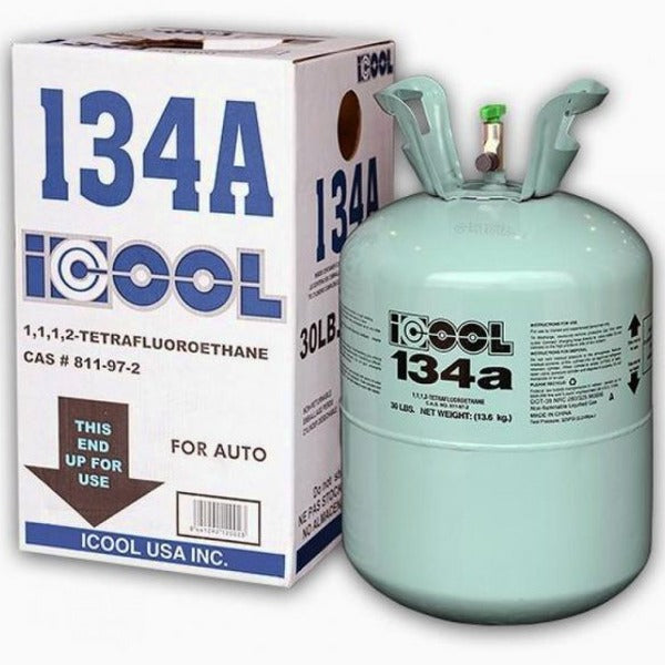 R134A Refrigerant, Full of R 134A, Net 30LB Tank, Suitable for automotive air conditioners, refrigerators Make in USA