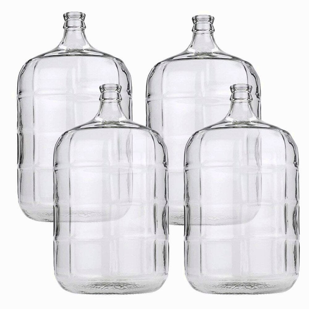 4 X 5 Gallon Glass Carboy For Beer or Wine Making
