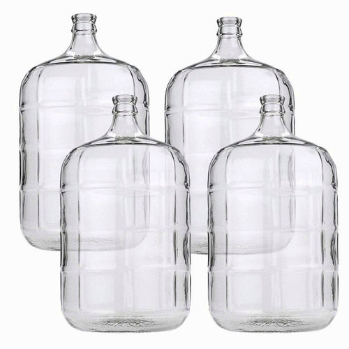 4 X 5 Gallon Glass Carboy For Beer or Wine Making