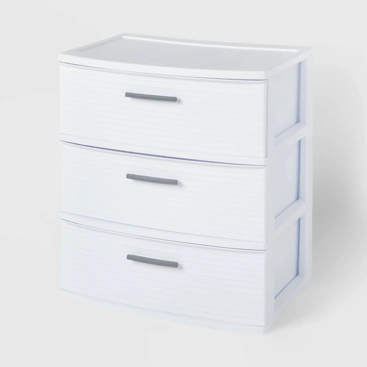 3 Drawer Wide Tower White - Brightroom