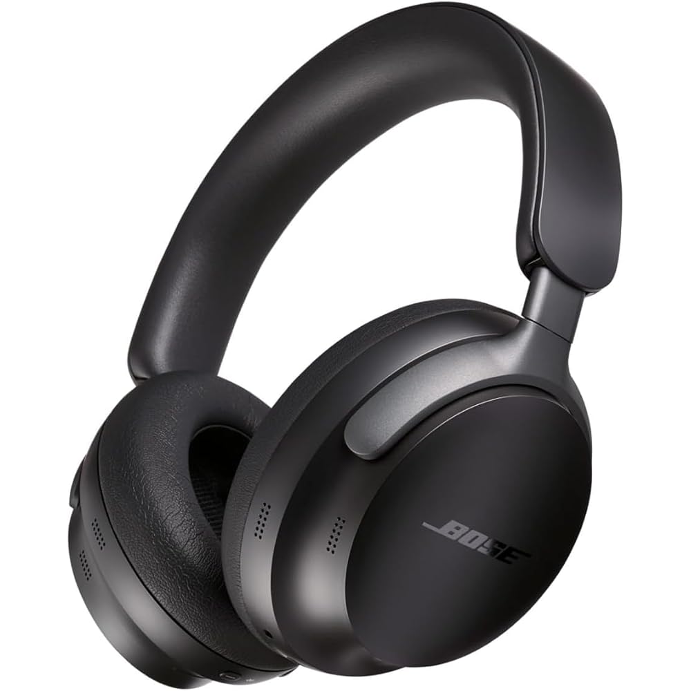 Bose QuietComfort Ultra Wireless Noise Cancelling Over-Ear Headphones, Black