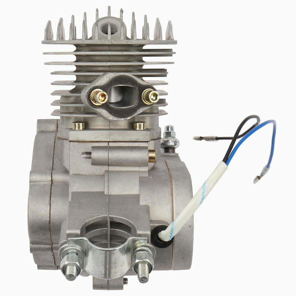 Zimtown 80cc 2 Stroke Engine Bike Motor Kit for 26′′ Bicycles, Silver White