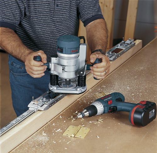 BOSCH Wood Router Tool Combo Kit, 12 Amp, 2.25 Horsepower - 1617EVSPK