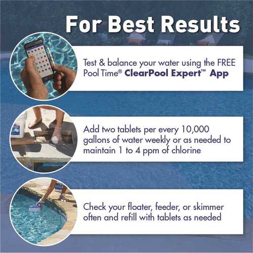 Pool Time Chlorinating Tablets 35 lbs - 21827PTM