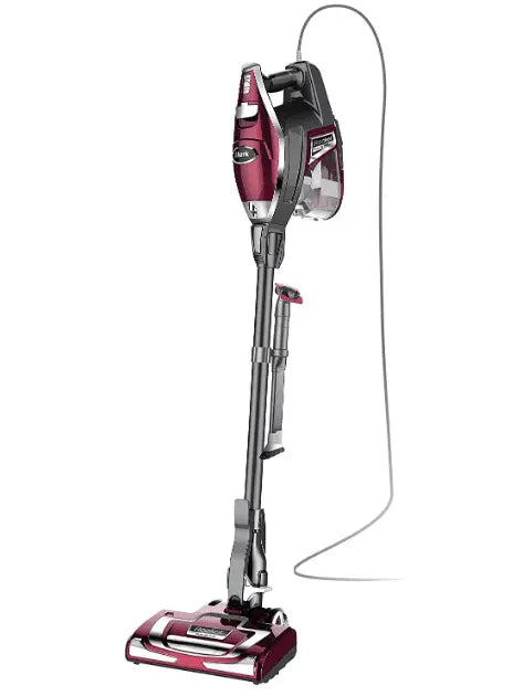 Corded Stick Vacuum With XL Dust Cup, LED Headlights And Pet Hair Tools - Bordeaux/Silver