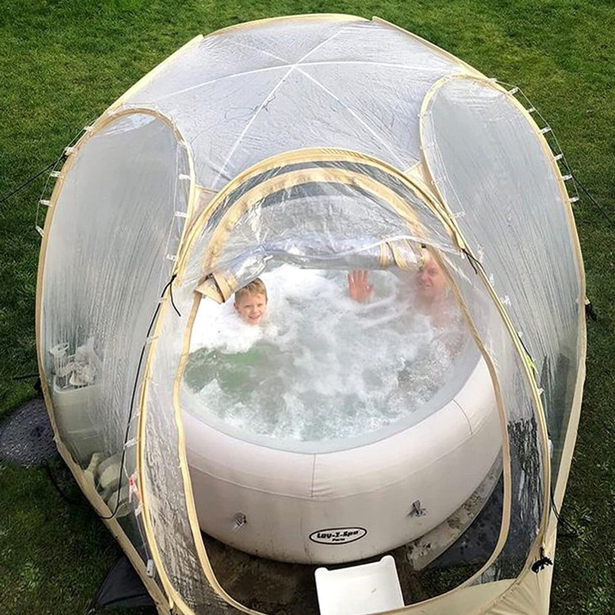 Alvantor Bubble Tent Pop Up Gazebo, 8-10 Person Igloo Dome Garden Patio Canopy Shelter