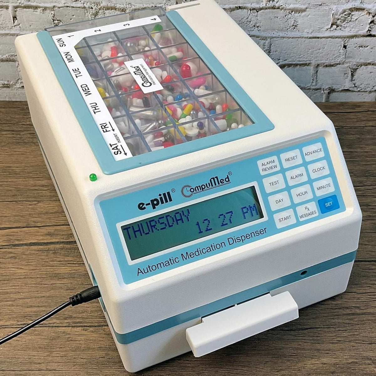 CompuMed - Tamper Resistant Automatic Pill Dispenser - AC Powered