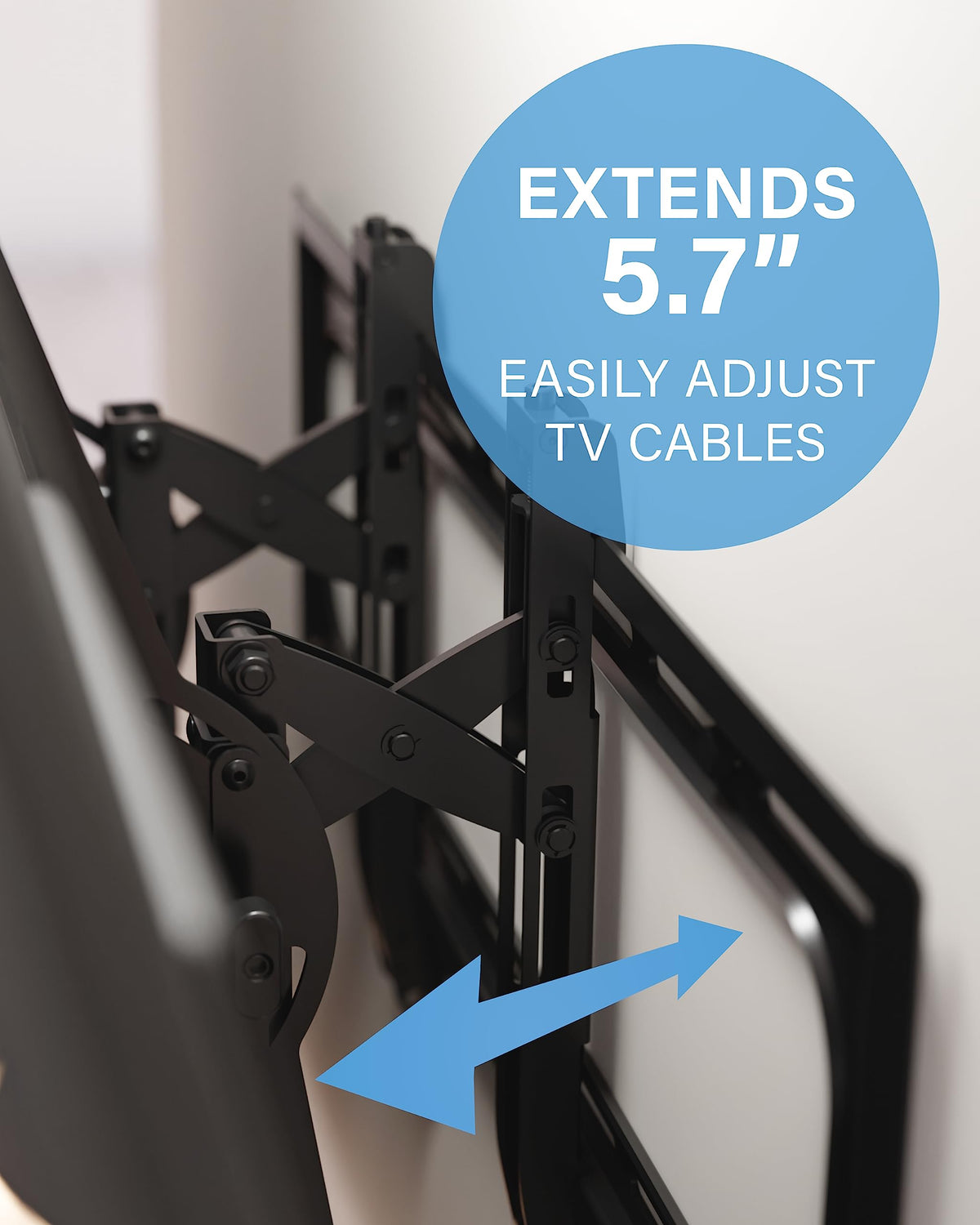 Tilting TV Wall Mount For 46 To 90 Inch Flat-Screen TVs, VESA 200x100 To 690x415