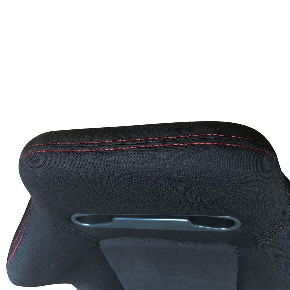 ZGBY Reclinable Sports Bucket Racing Seats With Sliders - Left And Right, 2 Pcs