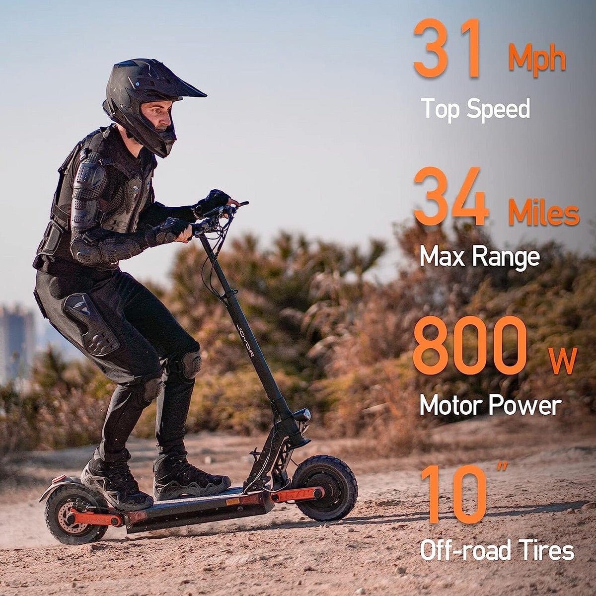 Up to 37 MPH Tire Hydraulic Brake Adult Electric Scooter
