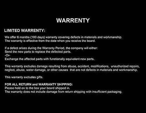 Electric Skateboard 4000 Watts | 12S3P | 35 mph | 22 Mile Range | 6" Wheels | Cool Lights |