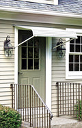 NuImage Awnings 60425 Series 2500 Aluminum Door Canopy with Support Arms