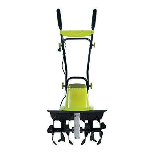 16-Inch 12-Amp Electric Tiller And Cultivator - Green