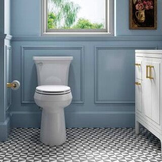 Extra Tall Highline Arc Complete Solution 2-piece 1.28 GPF Single Flush Elongated Toilet in White (Seat Included) 78305-0