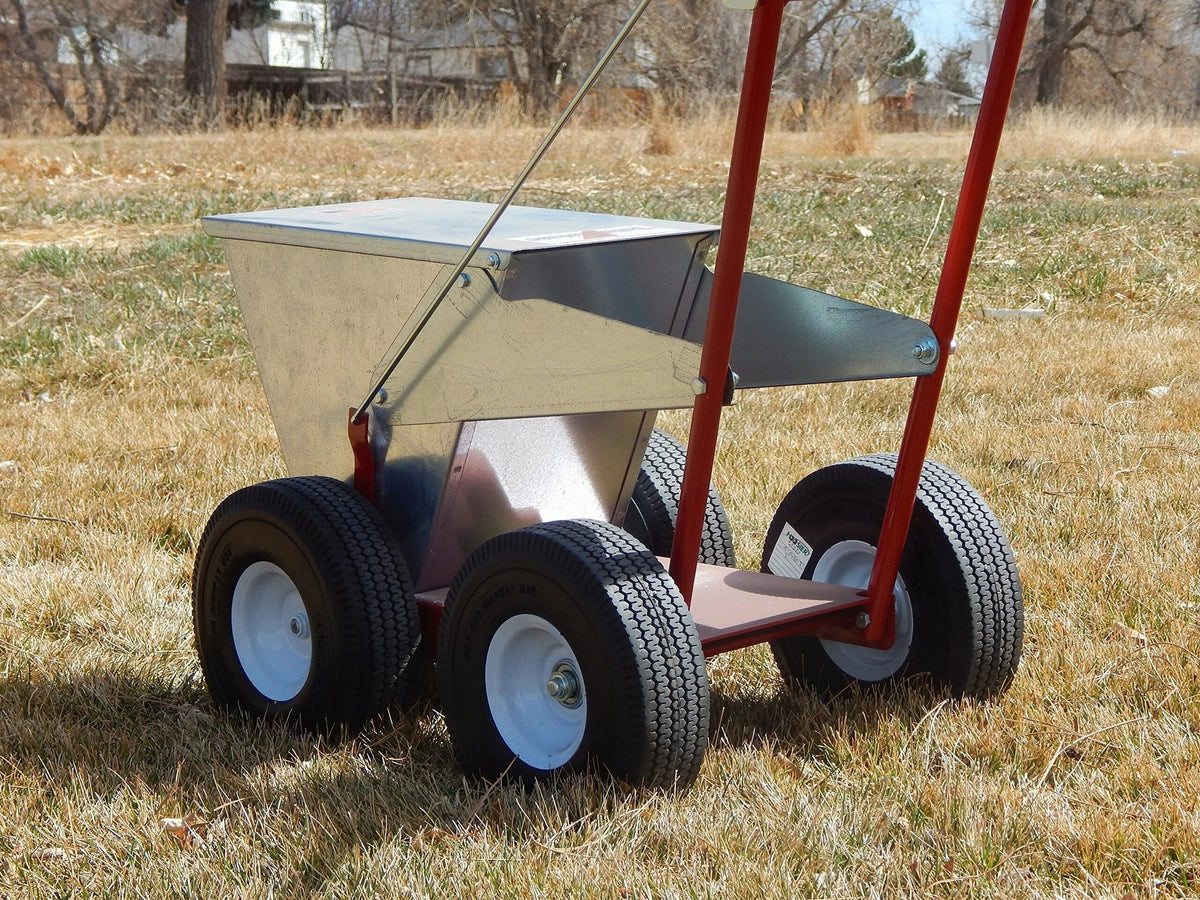 Newstripe NewLiner HD 50 lb Heavy Duty Dry Line Marker (Part #10001744) | Precision 2" or 4" Lines | Galvanized Steel | 10" Pneumatic Tires | For Baseball, Tracks &amp; Events | Made in USA