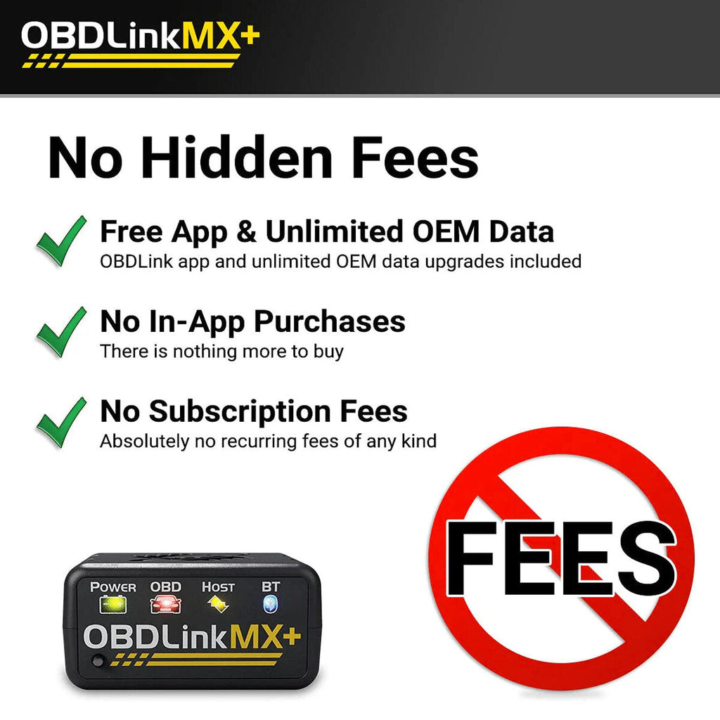 OBDLink Bluetooth Scanner for iPhone Android and Windows