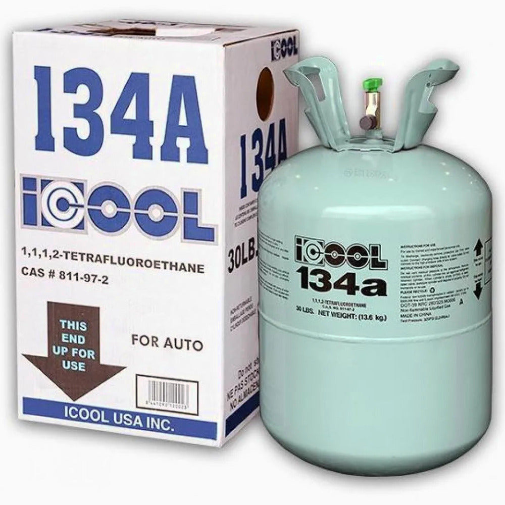 R134A Refrigerant, Full of R-134A, Net 30LB Tank, Suitable for automotive air conditioners, refrigerators-Make in USA