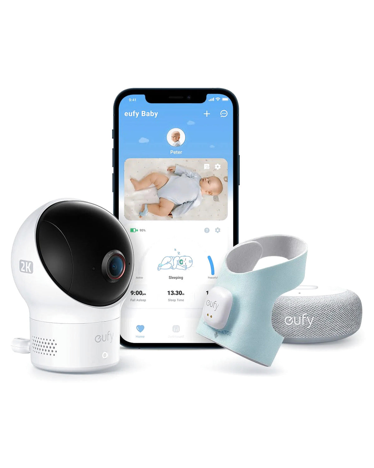 eufy Baby Smart Sock S320 Baby Monitor with 2K Camera