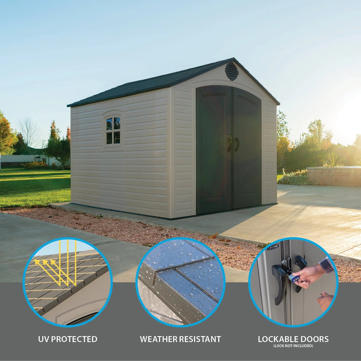 Outdoor Storage Shed 8-Ft. x 10-Ft.