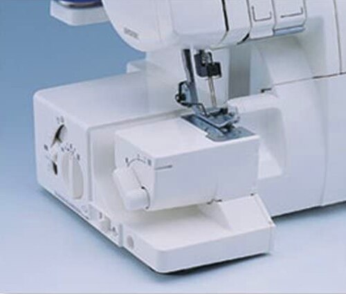 1034D Serger Heavy-Duty Metal Frame Overlock Machine 1300 Stitches Per Minute Removeable Trim Trap 3 Included Accessory Feet