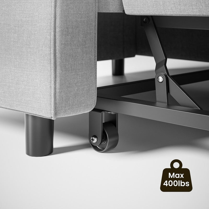 3-in-1 Adjustable Pull-Out Sleeper Sofa Bed With 330 Pounds Capacity