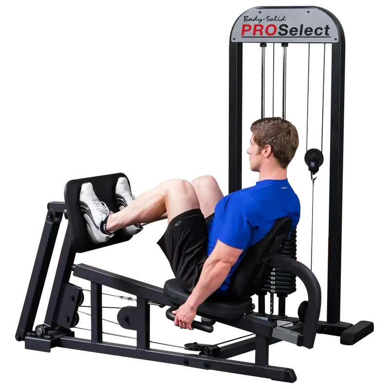 Body-Solid Pro Select Leg Press Machine, 310 Lb Rubber Footplate - GLP STK/3