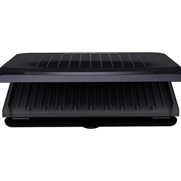 George Foreman 9 Serving Classic Plate Electric Indoor Grill And Panini Press In Gunmetal Grey