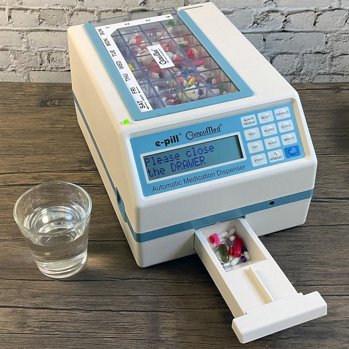 CompuMed - Tamper Resistant Automatic Pill Dispenser - AC Powered