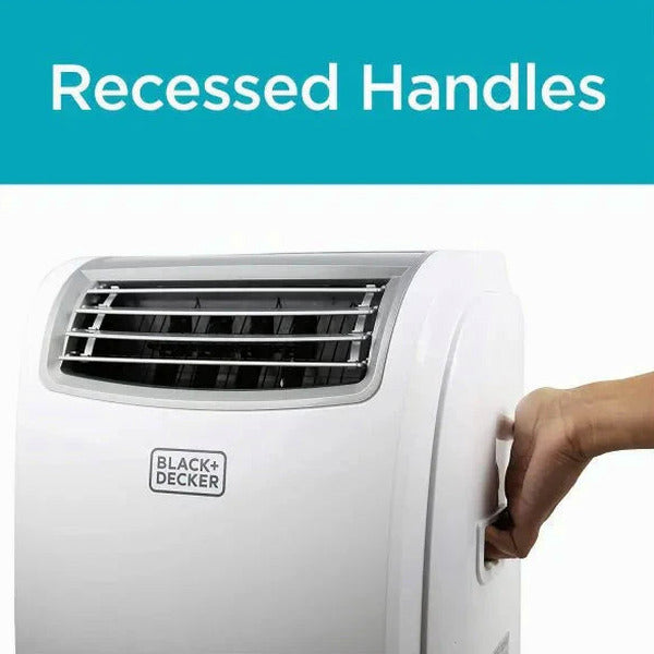 14,000 BTU Portable Air Conditioner with Heat and Remote Control, White