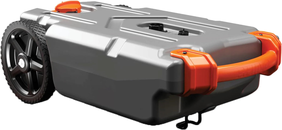 Camco Rhino 36-Gallon Portable RV Tote Tank With 2 Wheels - 39006