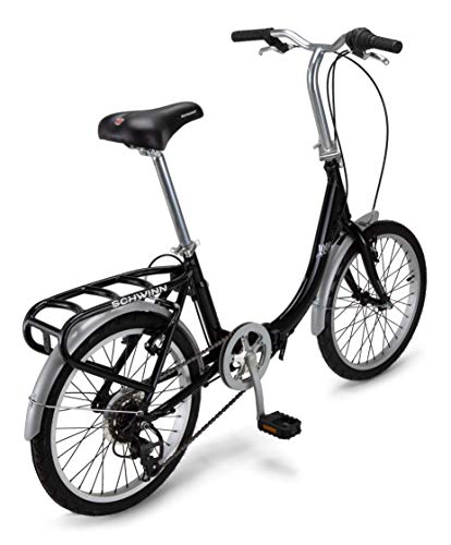 20-Inch Folding Adult Bike for Men and Women - 7-Speed Drivetrain