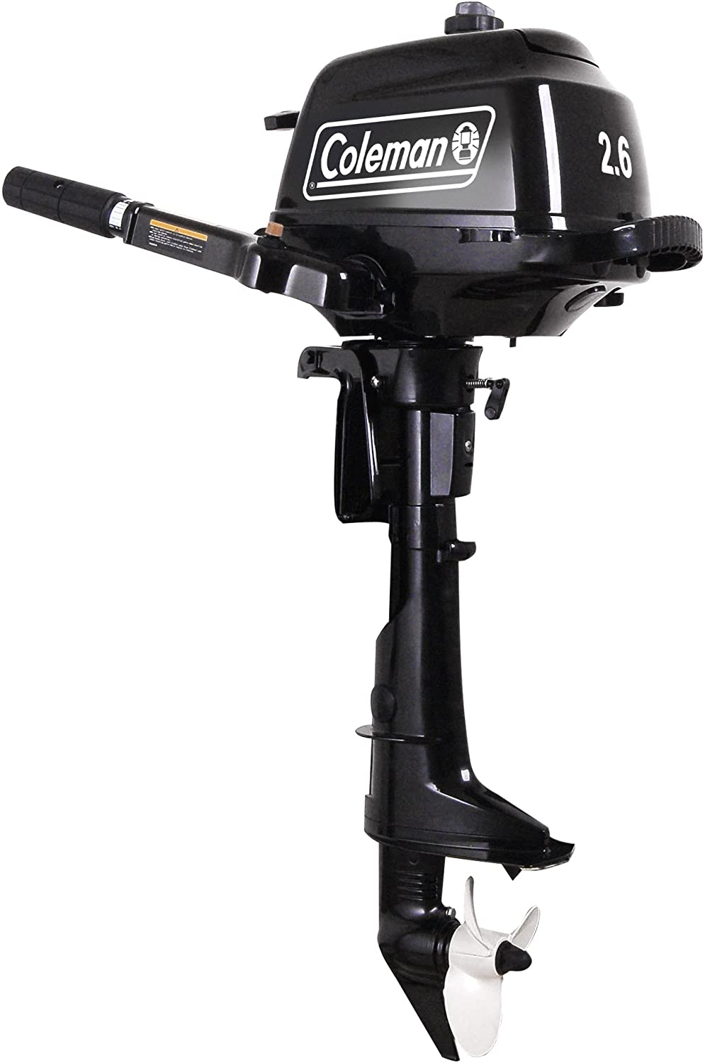 2.6 HP 4-Stroke Outboard Motor With Short Shaft, Black