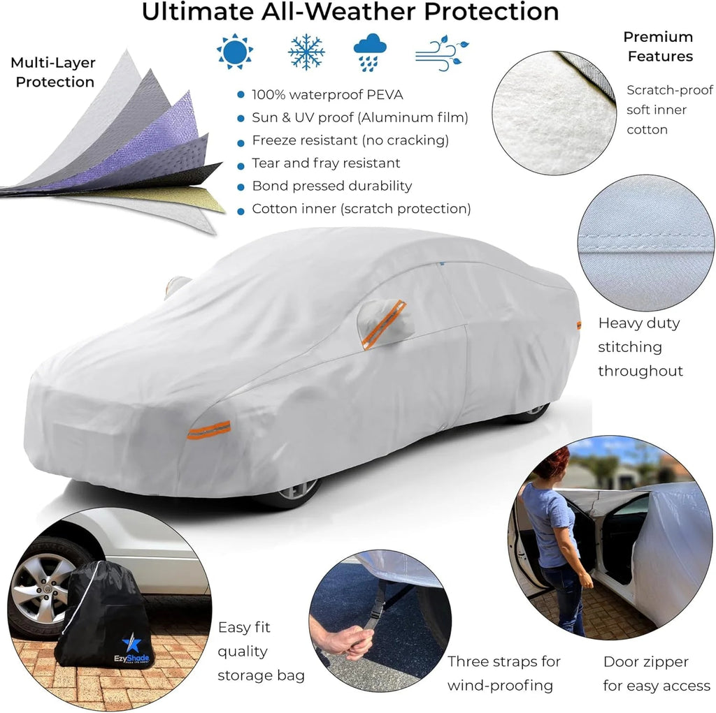 10-Layer Waterproof All-Weather Car Cover