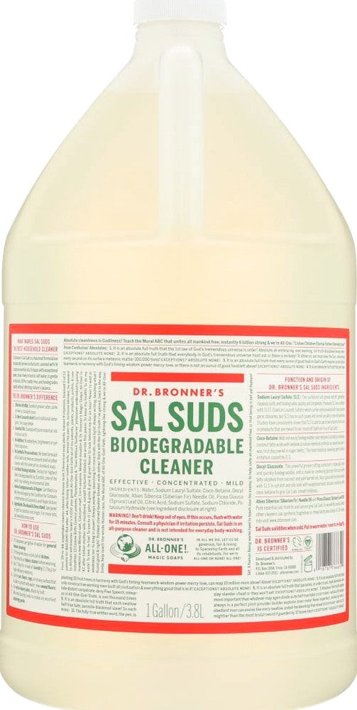 Dr Bronners Sal Suds - 128 fl oz