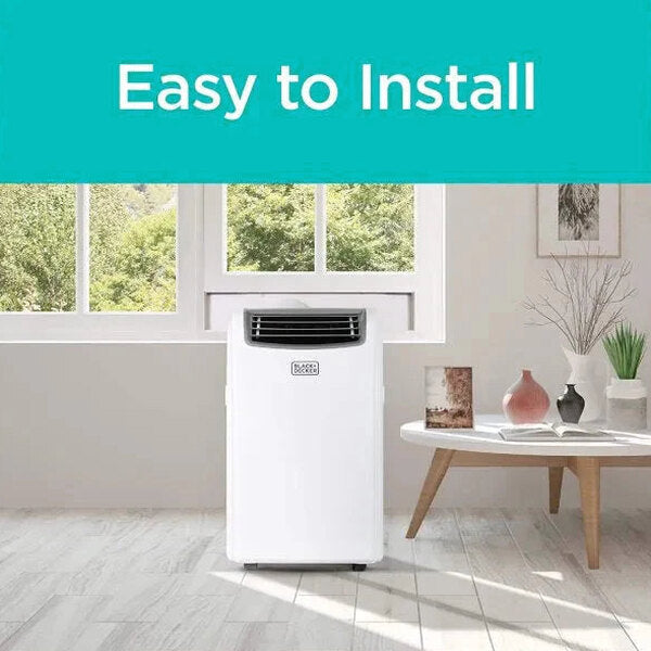 14,000 BTU Portable Air Conditioner with Heat and Remote Control, White