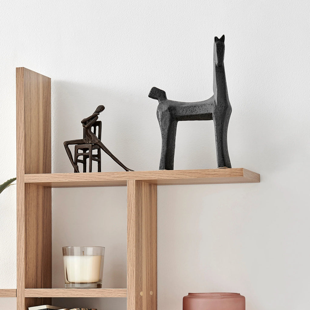 Cantilever Floating Wall Shelf, 24 x 5.75 x 40 in Laminated MDF